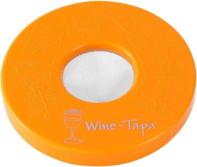 Drinking Glass Covers-Keep Bugs Away from Wine Glasses Outdoors-Use as Cover for Coffee Mugs, Soda Cans, and Drinking Glasses, Set of 4 No Spill Drink Covers (Morning Glory)