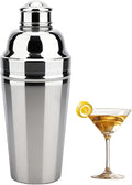 60oz Large Cocktail Shaker, Stainless Steel Bartender Professional Drink Shakers with Built-In Strainer, Martini Shaker Bar Home Mixology Tool, Sliver Large Drink Mixer Bartending Tool