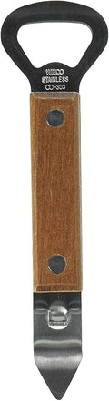 Winco Can Tapper/Bottle Opener with Wooden Handle Medium