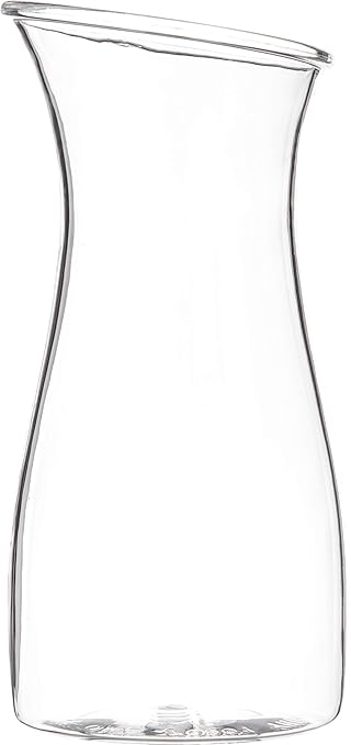 Carlisle FoodService Products 7090107 Cascata Carafe Juice Jar Beverage Decanter Only, Plastic, 0.50 L, Clear