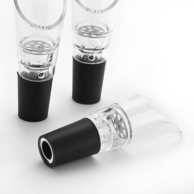 6 Pack Wine Pourer by QLL White