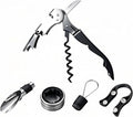 Wine Opener,Corkscrew Wine Opener,Cork Screw Wine Bottle Opener,Wine Key for Servers(Black)
