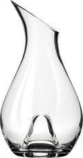 True Centerpiece Tabletop Clear Glass Decanter, Modern Carafe for Red and White Wine, Elegant Glass Pitcher for Wedding Gifts, Birthday Gifts, Home Bar Accessories, 50 oz (1.5 L), Set of 1
