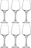 YANGNAY Wine Glasses Set of 6, 12 Oz Classic Red or White Wine Glass with Stem, Perfect for Home, Restaurant Use, Dishwasher Safe