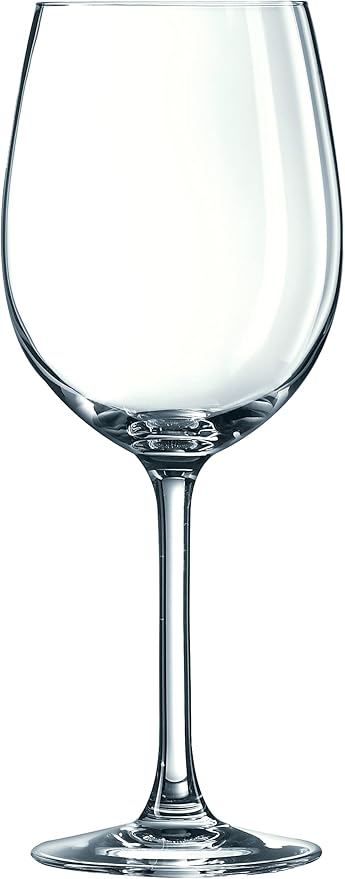 Arcoroc Arc Cardinal Excalibur Tempered Breeze Wine Glass, Made in USA, 15.75-Ounce, Set of 24