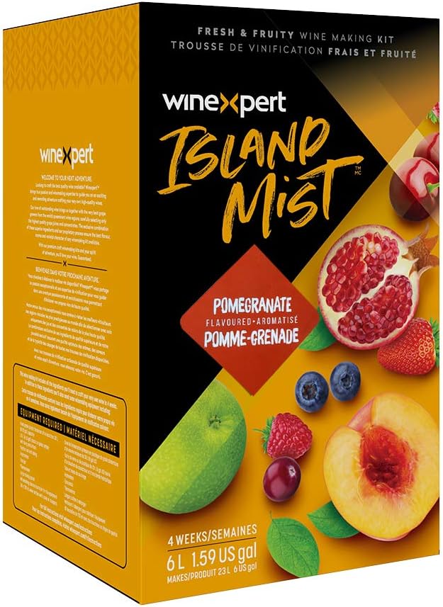 Winexpert HAR013 Island Mist Pomegranate 6L Wine Kit, White
