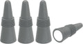 MECCANIXITY 4Pcs Wine Stoppers High Temp Silicone Plug T Shaped Wine Bottle Stopper Wine Outlet Cap Bottle Cover, Grey