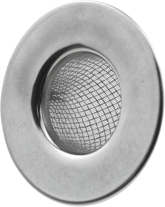 5PCS Stainless Steel Wide Rimmed Double Layer Strainer with Edge Cocktail Smoking Filter Accessories 1.89 x 0.98 x 0.78 inches Silver For Fruit Tea Ice Cube Strainer