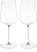 Spiegelau Definition Crystal Universal Wine Glasses for Red and White Wines, Durable Drinking Glasses for Housewarming, Birthday Party, Wedding Gifts, Home Bar, Elegant Glassware, 19 oz, Set of 2