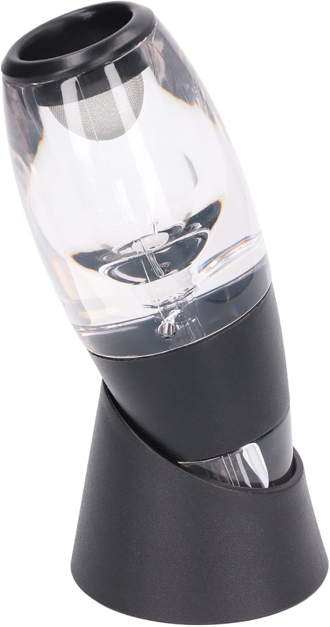Wine Aerator, Plastic Principle, Mesh Filter, Transparent Body, Wine Lover, for Family and Friends