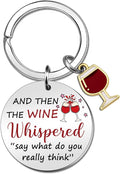 Wine Gifts For Women Men Wine Accessories For Wines Lovers Funny Wines Themed Gifts Funny Keychain Birthday Christmas Gift For Friends Stocking Stuffers For Adult