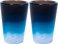 Silipint 1.5oz Silicone Shot Glasses – Pack of 2 Unbreakable, BPA-Free, Non-Toxic, Dishwasher & Freezer Safe Cups – Colored Shot Glasses for Cold Beverages, Cocktails, Travel, Party (Moon Beam)