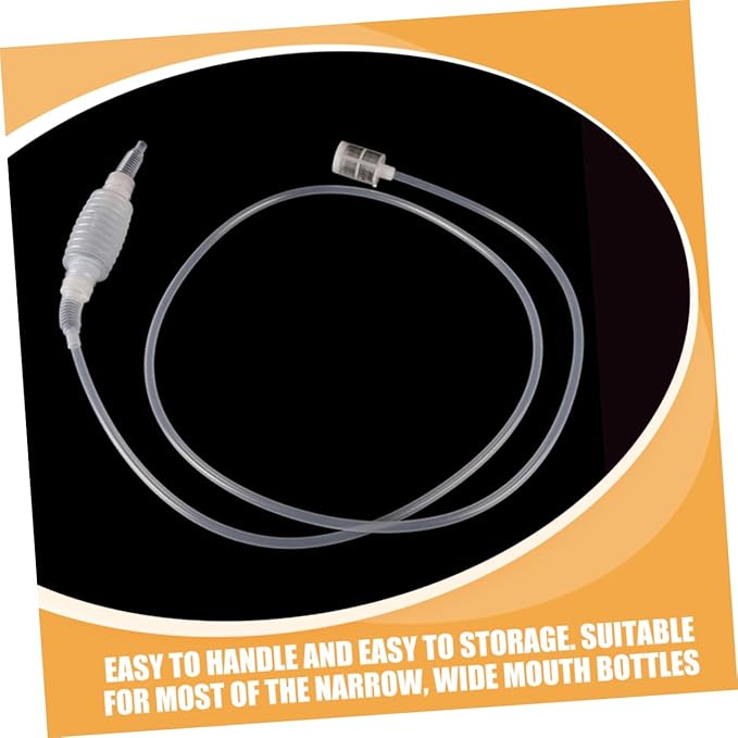 KICHOUSE 2pcs Reusable Siphon Tube Hose Filter for Wine Aerator Home Brewing Brew Wine