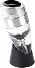D&Slifei Wine Aerator Pourer and Decanter with Unique Aeration Device Quickly Enhances Wine Flavors with Smoother Finish,Best Gifts for Wine Lovers and Sommeliers.(Silvery)