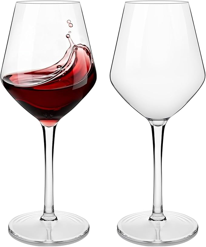 MICHLEY Unbreakable Stemmed Wine Glass 100% Tritan Plastic Dishwasher available Glassware 15 oz, Set of 2