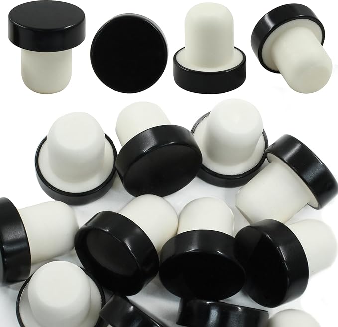 24 Pcs T-shaped Stopper Cork Wine Bottle Stoppers, Reusable Sealing Plug for Wine Bottles, Beer Bottles DIY Craft Homemade