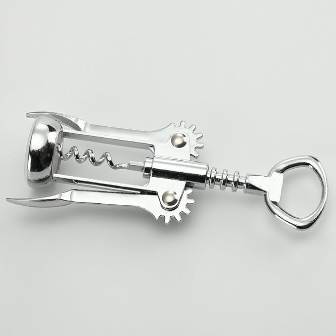 Wing Corkscrew Wine Opener by HQY - Premium All-in-one Wine Corkscrew and Bottle Opener - Risk Free