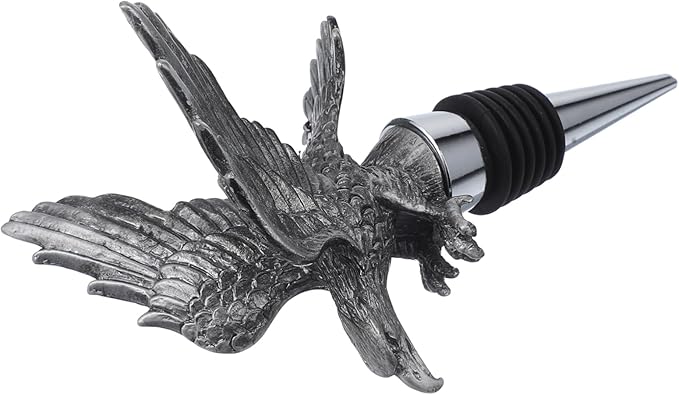 Ciieeo Eagle Head Wine Bottle Stopper Wine Sealer Easy Insert Remove Design for Home and Party Use Creative Eagle Shape
