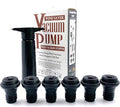 Wine Saver Vacuum Pump with 6 Stoppers, Wine Pump and Wine Vacuum Stopper, Reusable Bottle Sealer Keeps Fresh