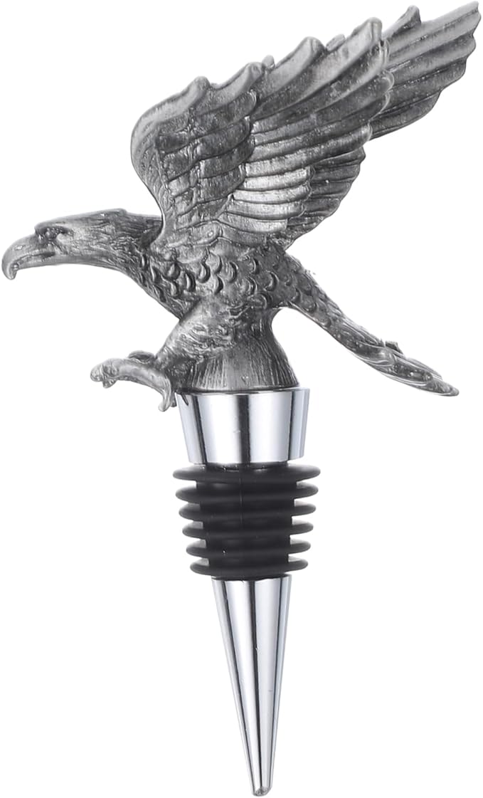 Healifty 1pc Eagle Head Shape Wine Stopper Creative Eagle Bottle Stopper for Wine Reusable Strong Sealing Easy to Clean
