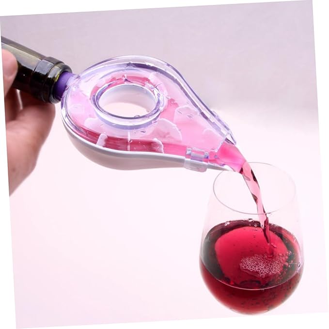 Creative Fast Decanter for Wine and Brandy Handheld Aerator with Removable Design for Quick Decanting and Easy Cleaning for Home and Bar Use