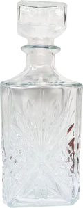 950ML whisky decanter with glass stopper, suitable for Scotch whisky, Baijiu, bourbon whisky, wine and mouthwash (1)