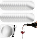 30Pcs Individually Wrapped Wine Pourer Discs, 3 Inch Disposable Anti-Drip Silver Pour Spouts for Liquor Bottles, Single-Use Design Prevents Flavor Mixing