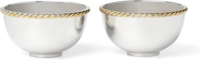 Reed And Barton 896532 Roseland Nut Bowl, Set of 2