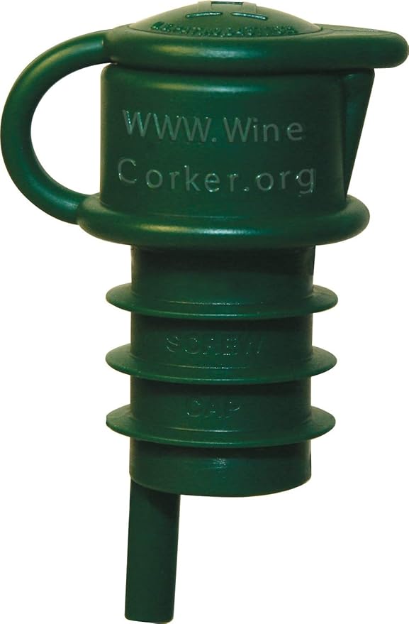 Haley's Corker 5-in-1 Wine Aerator, Stopper, Pourer, Filter and Re-Corker (2 Pack)