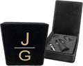 Personalized Leatherette 3 Piece Wine Tool Set (Black w/Gold)