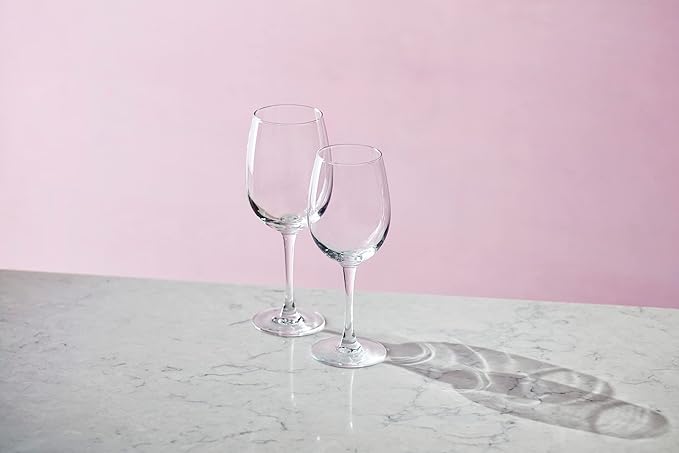 Arcoroc Arc Cardinal Excalibur Tempered Breeze Wine Glass, Made in USA, 11.75-Ounce, Set of 24