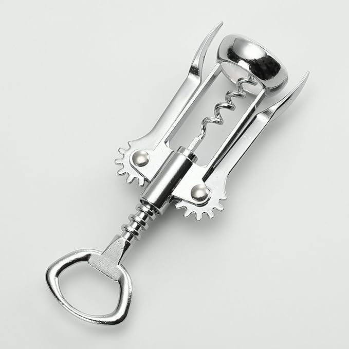Wing Corkscrew Wine Opener by HQY - Premium All-in-one Wine Corkscrew and Bottle Opener - Risk Free