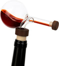 Aireador De Vino, Wine Aerator Decanter Decantador, Quick Wine Pourer, Clear Transparent Glass Style, Accessories for Bottle Whisky for Birthday Home Gatherings Fathers Gifts, No Drip