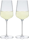 Spiegelau Definition Crystal White Wine Glasses, Sleek and Lightweight Design, Elegant Glassware for Wedding Gifts, Birthday Gifts, Home Bar, Hosting Essentials, 15.2 oz, Set of 2