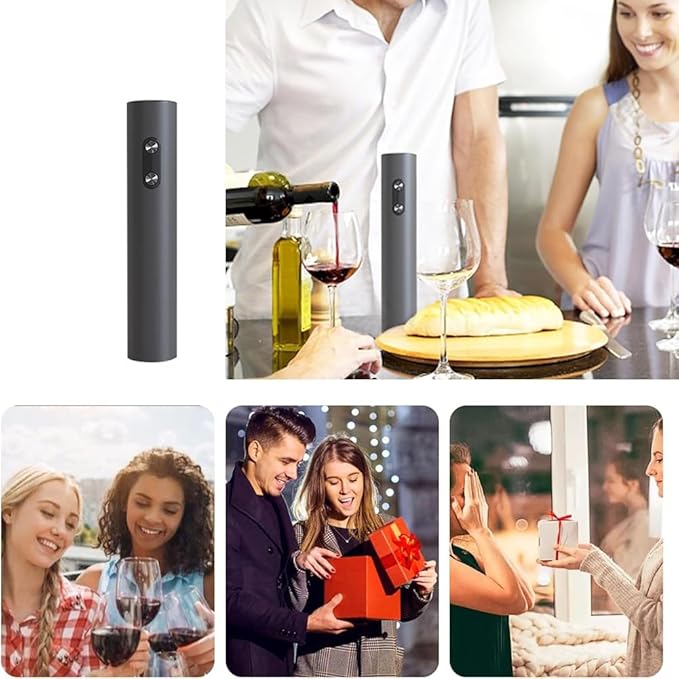 Wine Bottle Opener, Electric Wine Bottle Openers,Battery Operated Automatic Wine Corkscrew for Wine Lovers Gift