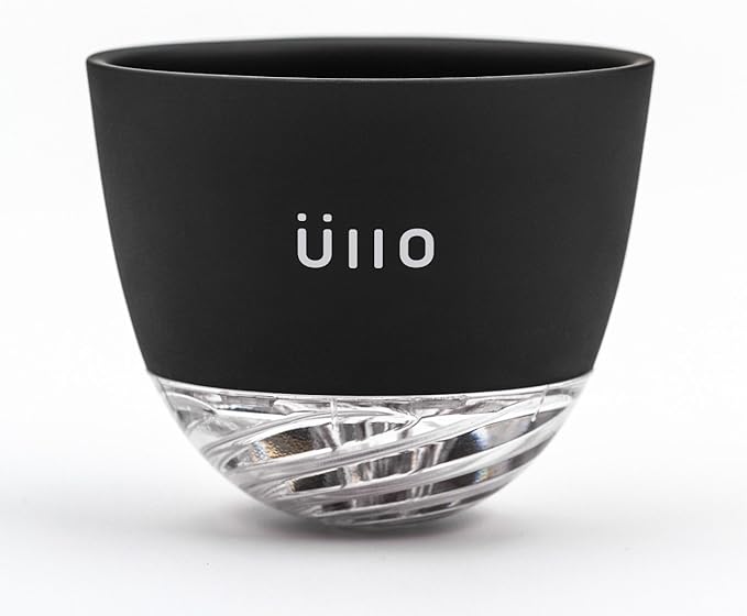 Ullo Wine Purifier with Hand-Blown Carafe and 6 Sulfite Filters – Removes Sulfites and Histamines
