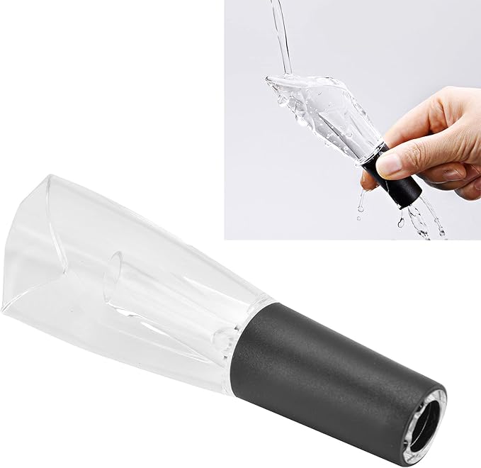 2in 1 Wine Aerator Pourer,Premium Aerating Pourer,No Drip or Spill Red Wine Aerating Pourer Decanter Spout Enhanced Bouquet for Home Hotel Kitchen Bar
