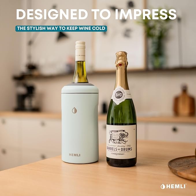 Wine Bottle Insulator Sleeve, Wine Chiller, Wine Bottle Chiller, Wine Bottle Cooler, Wine Chiller Sleeve, Wine Cooler Holder, Champagne Bottle Chiller, Wine Gift Ideas for Women (Iridescent)