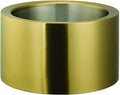 Service Ideas PT2BSVG Double Wall Party Tub, Beverage and Wine Chiller Ice Bucket, Round, Stainless Steel, 1.5 Gallon, Vintage Gold