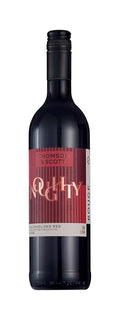 Thomson & Scott Noughty Red, Dealcoholized Rouge Non Alcoholic Red Wine, Dry, Ripe Fruit, Black Pepper, Rose, Cherries, Low Acidity, Organic, Low-Sugar, Syrah Grapes, <0.5% ABV, 750ml Bottle, 1 Pack