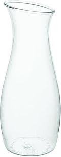 Carlisle FoodService Products Cascata Carafe for Water, Juice, and Wine for Kitchen and Restaurant, Polycarbonate, 52 Ounces, Clear, (Pack of 12)