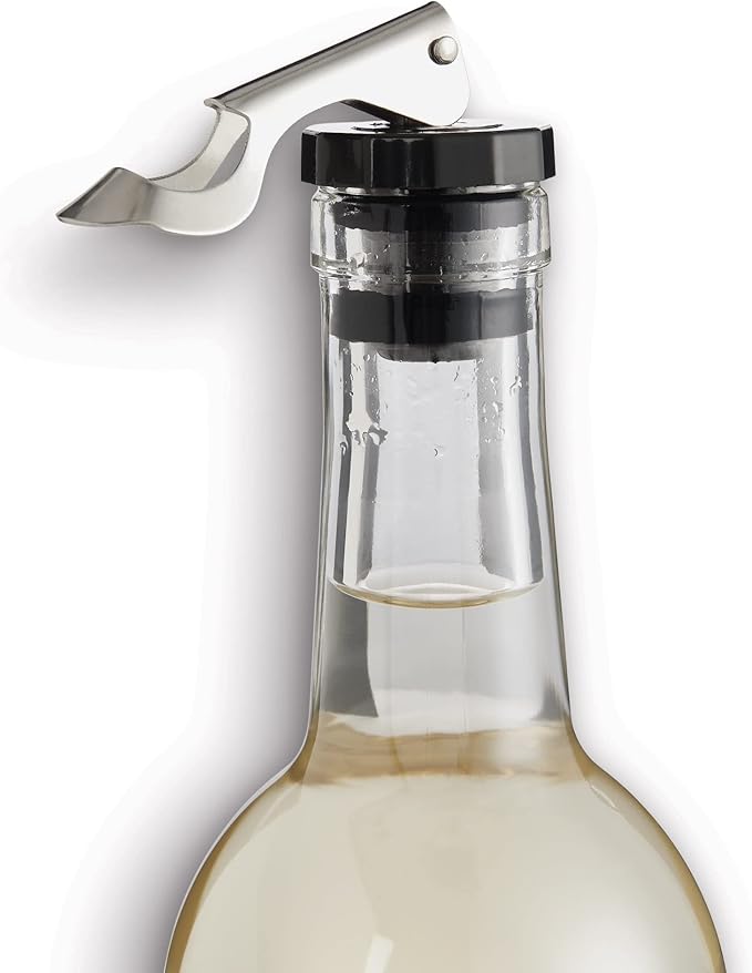 HIC Kitchen Bar Expanding Bottle Stoppers, Set of 2