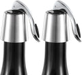Stainless Steel Bottle Sealer & Wine Topper – Premium Wine Lover Gifts, Wine Gifts for Women and Men – Airtight Champagne Stopper for Sparkling Wine – Wine Essentials Gifts
