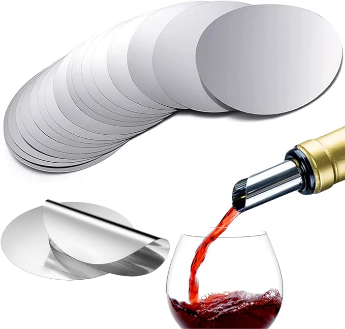 50 Pack Stop Wine Pourer Reusable Drip Free Pourer for Wine, Whiskey, Liquor & Oil Bottles for Easy Pouring from Bottles
