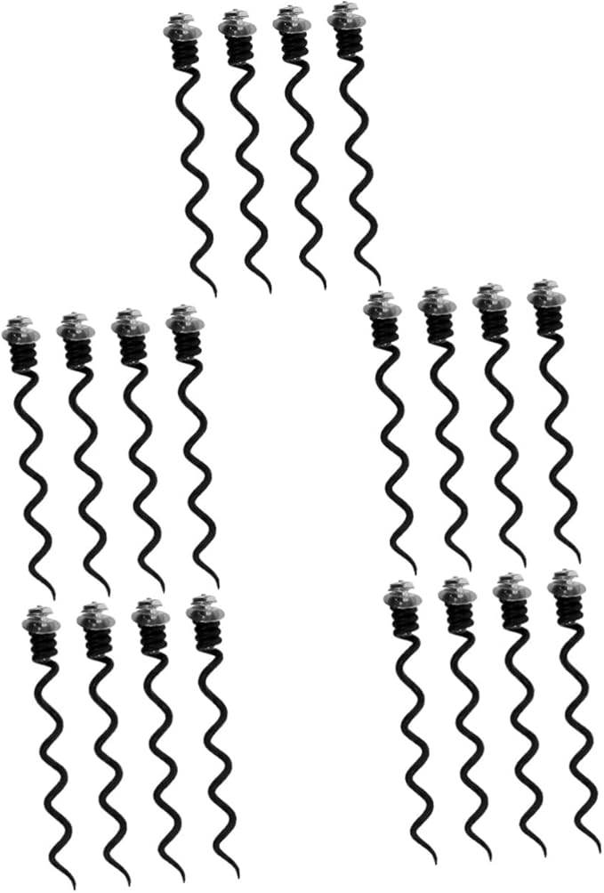 Unomor 20pcs Metal Spiral Bit Replacement for Corkscrew Repair Kit Corkscrew Spiral Parts for Wine Opener Easy Installation Wine Accessory Essential Barware Upgrade