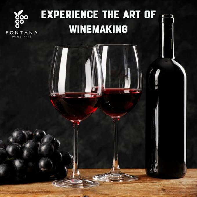 Fontana Washington State Yakima Wine Kit | Ingredient Kit - 6 Gallon Kit | Makes 30 Bottles of Wine