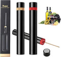 2 Pcs Portable Air Pressure Pump Bottle Opener, Quick Bottle Opening, Compatible With Champagne and Red Wine Bottles, Suitable for Travel Camping, Family Gatherings, Restaurants, and Bars (Gold + Red)