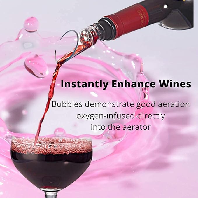 Wine Aerator Pourer, 2-Pack 2-in-1 Wine Aerator and Pourer for Red Wine
