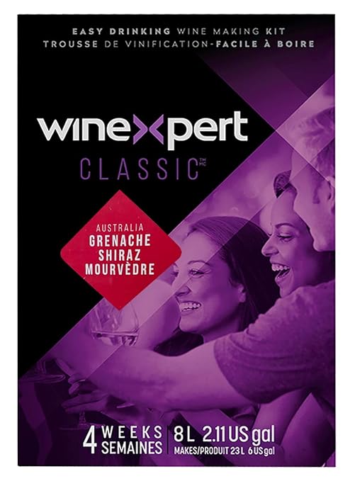 Classic Australian Grenache Shiraz Mourvedre Wine Ingredient Kit
