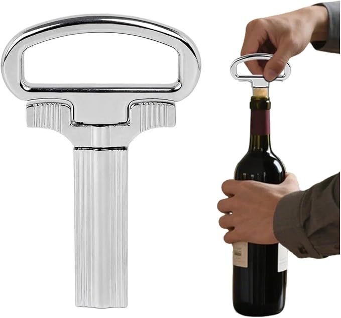 Durand wine opener, ah so wine opener, NEW Wine Corkscrew Two-Prong Particular Older(Bright Silver)